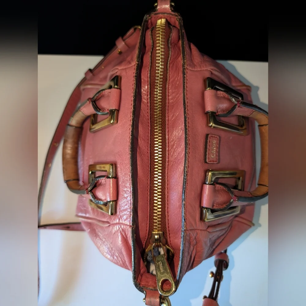 Chloé Ethel In Rare Dusty Pink Leather Two-Way Satchel